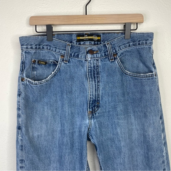 Lee 32x32 Regular Fit Straight Leg Jeans - Picture 6 of 10